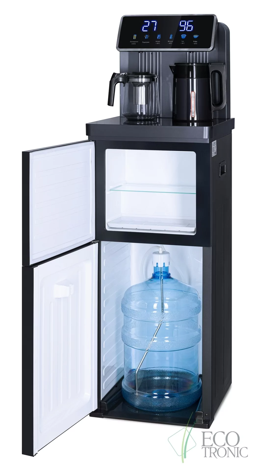 Тиабар Ecotronic TB35-LFR dark grey с холодильником